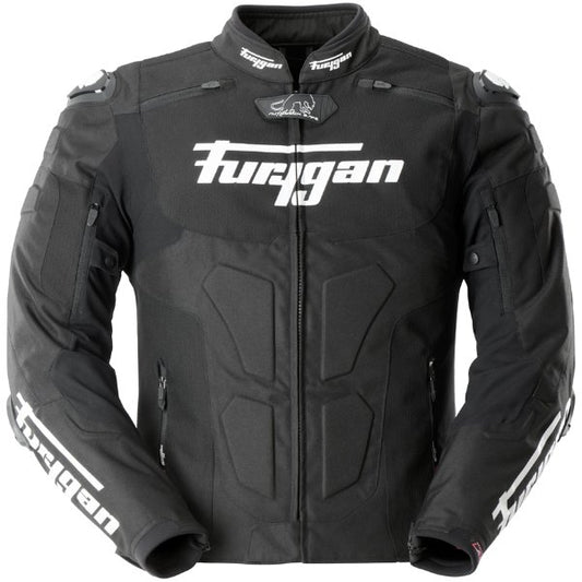 Furygan TX Raptor Textile Jacket - Black / White by Furygan - clearance motorcycle jacket