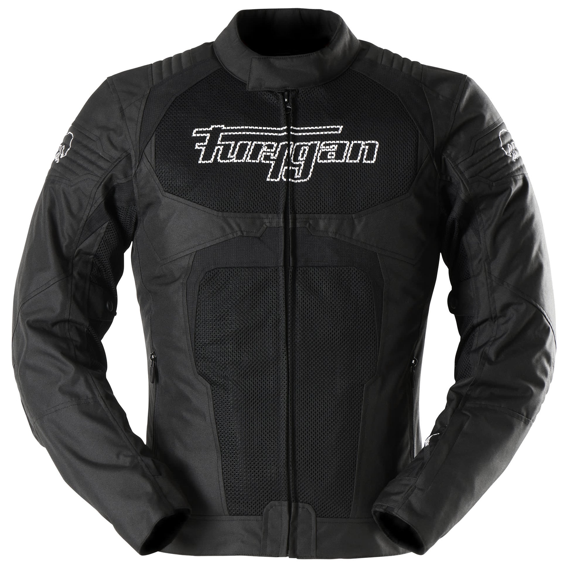 Furygan WB-08 2in1 Vented+ Textile Jacket - Black / White by Furygan - clearance motorcycle jacket