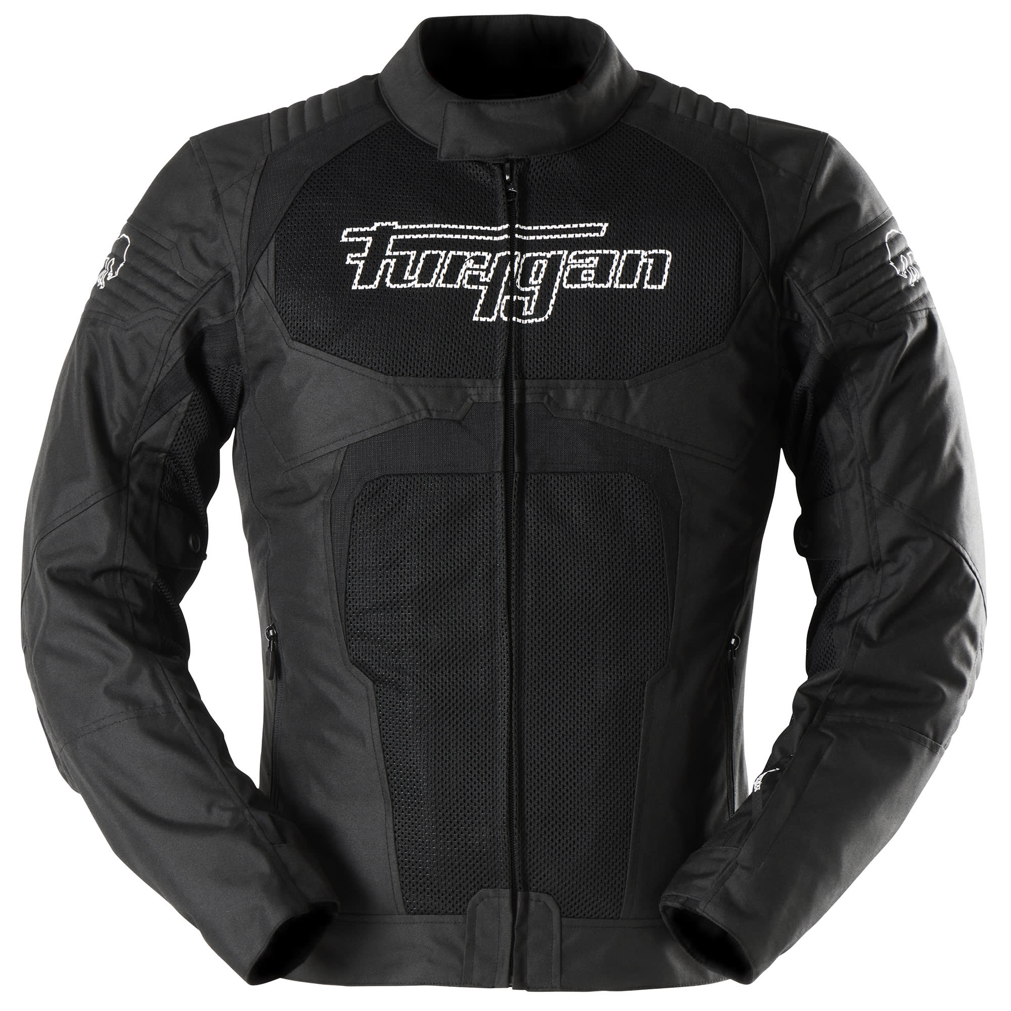Furygan WB-08 2in1 Vented+ Textile Jacket - Black / White by Furygan - clearance motorcycle jacket