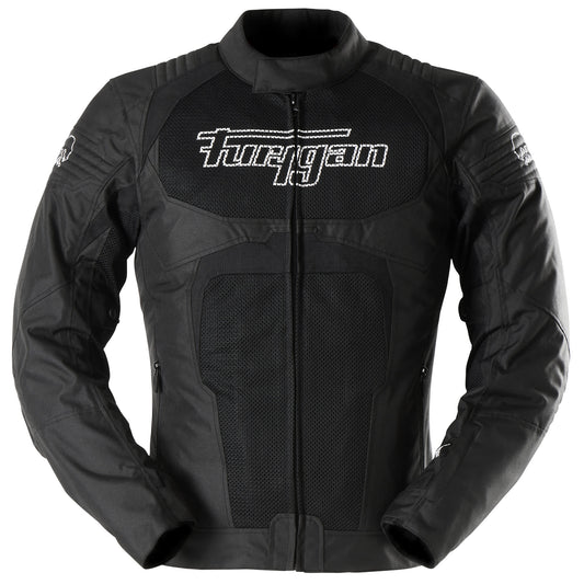 Furygan WB-08 2in1 Vented+ Textile Jacket - Black / White by Furygan - clearance motorcycle jacket