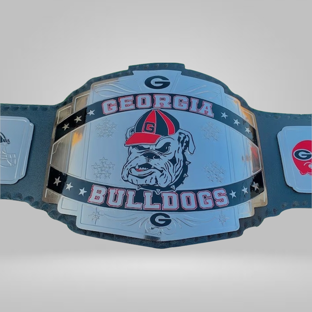 GEORGIA BULLDOG NATIONAL CUSTOMIZED CHAMPIONSHIP TITLE BELT REPLICA - image 1 | DASH RACEGEAR