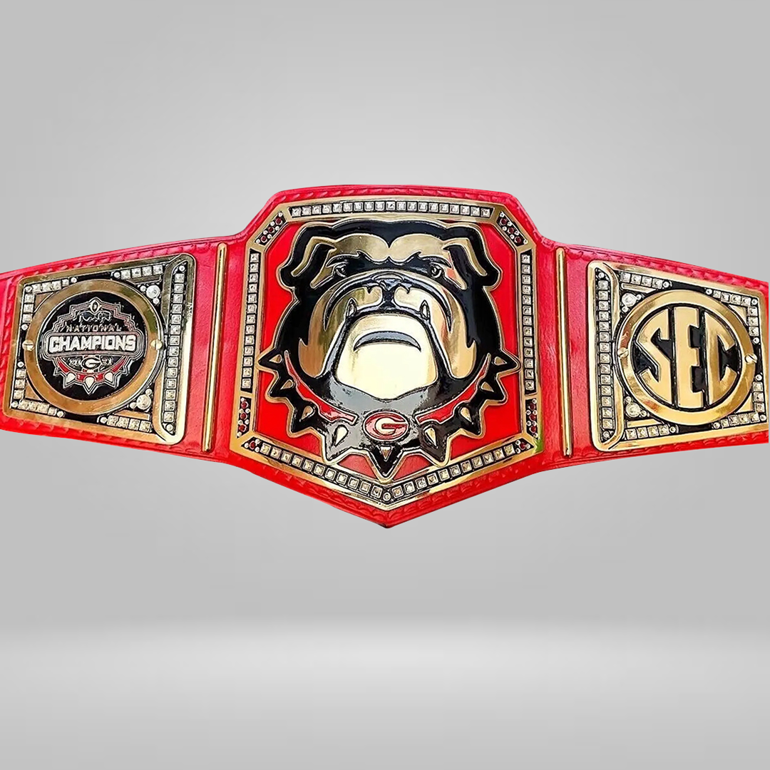 GEORGIA BULLDOG NATIONAL CUSTOMIZED CHAMPIONSHIP TITLE BELT REPLICA 3 - image 1 | DASH RACEGEAR