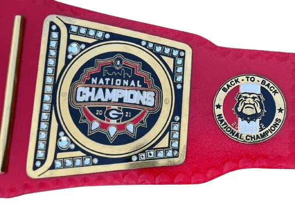 Georgia Bulldog NFL American Football Championship Belt - 7 | Dash Racegear