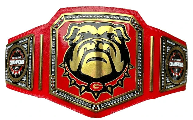 Georgia Bulldog NFL American Football Championship Belt - 1 | Dash Racegear