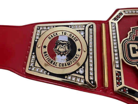 Georgia Bulldogs Super Bowl NFL Championship Inspired Title Belt - 2 | Dash Racegear