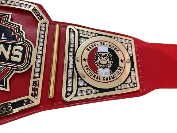 Georgia Bulldogs Super Bowl NFL Championship Inspired Title Belt - 3 | Dash Racegear