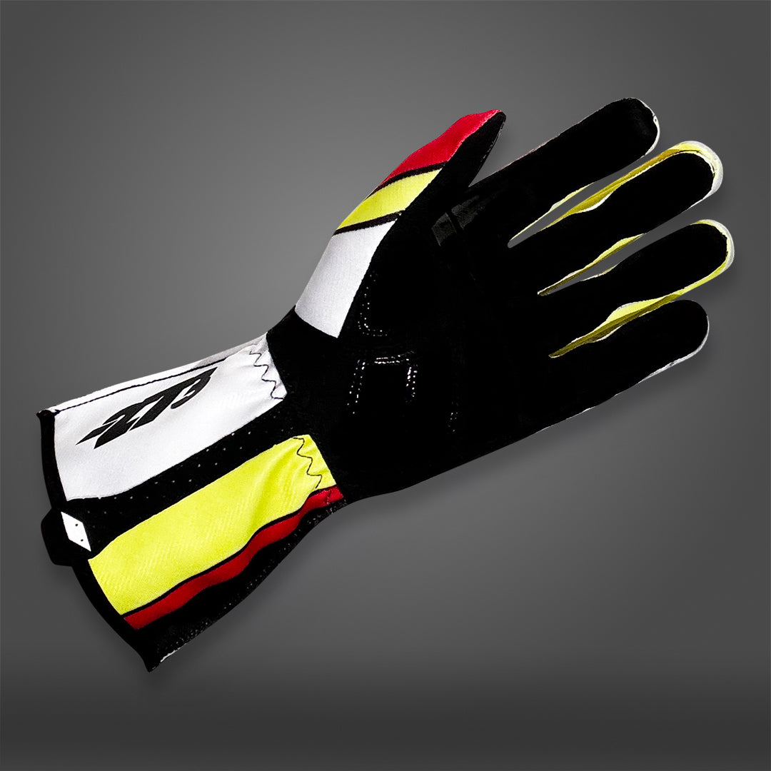 GPR EVO Red/Black/Fluo-Yellow - Glove | DASH RACEGEAR
