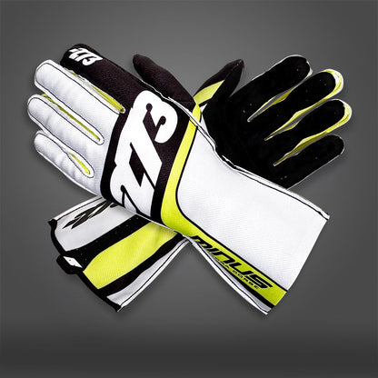 GPR EVO Black/White/Fluo-Yellow - Glove | DASH RACEGEAR