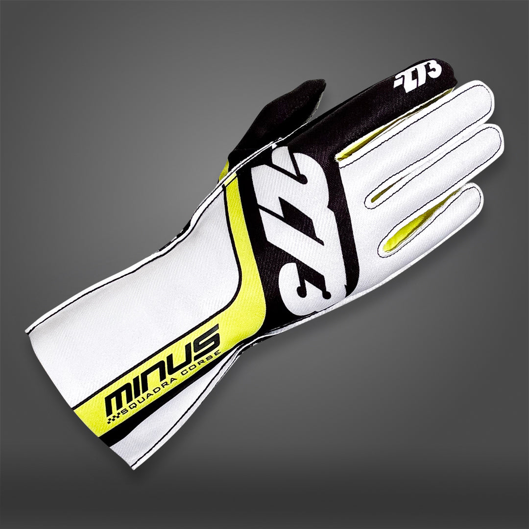 GPR EVO Black/White/Fluo-Yellow - Glove | DASH RACEGEAR