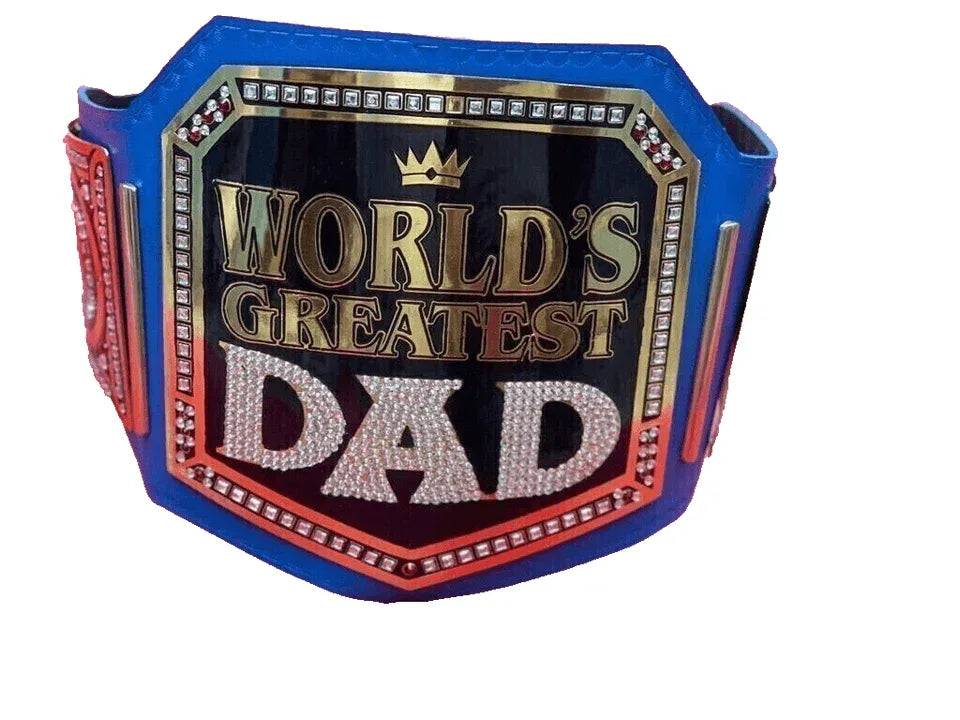 World Greatest Dad Championship Title Belt Inspired - 3 | Dash Racegear