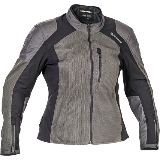 Halvarssons Ladies Arvika Textile Jacket - Dark Grey by Halvarssons - clearance motorcycle jacket