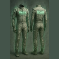 Haunted Stone Ghost Halloween Race Suit by Dash Racegear, product gallery view 1 of 2