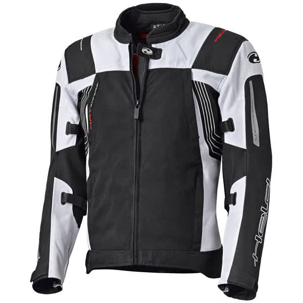Held Antaris Textile Jacket - Black / White by Held - clearance motorcycle jacket