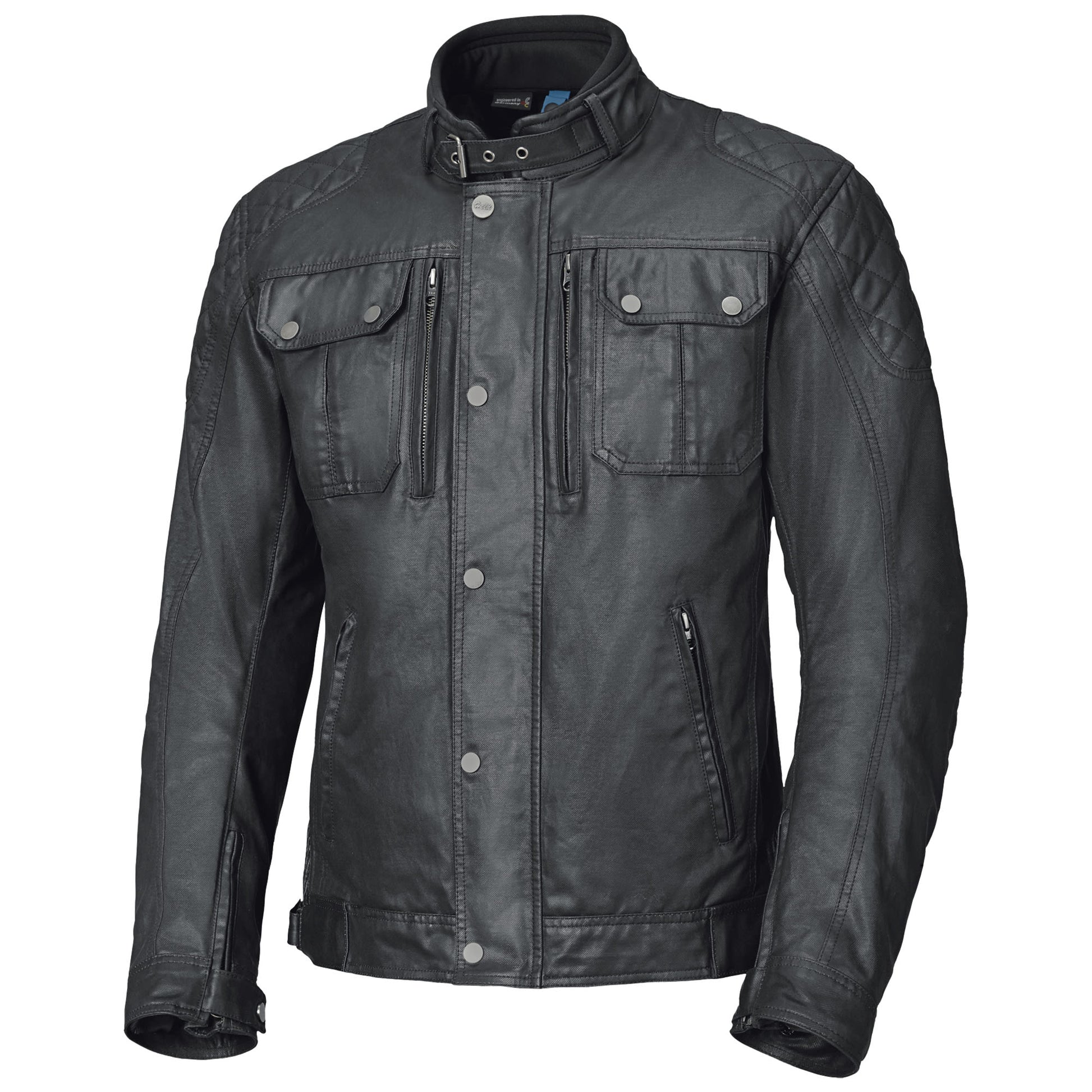 Held Chandler Waxed Cotton Jacket - Black by Held - clearance motorcycle jacket