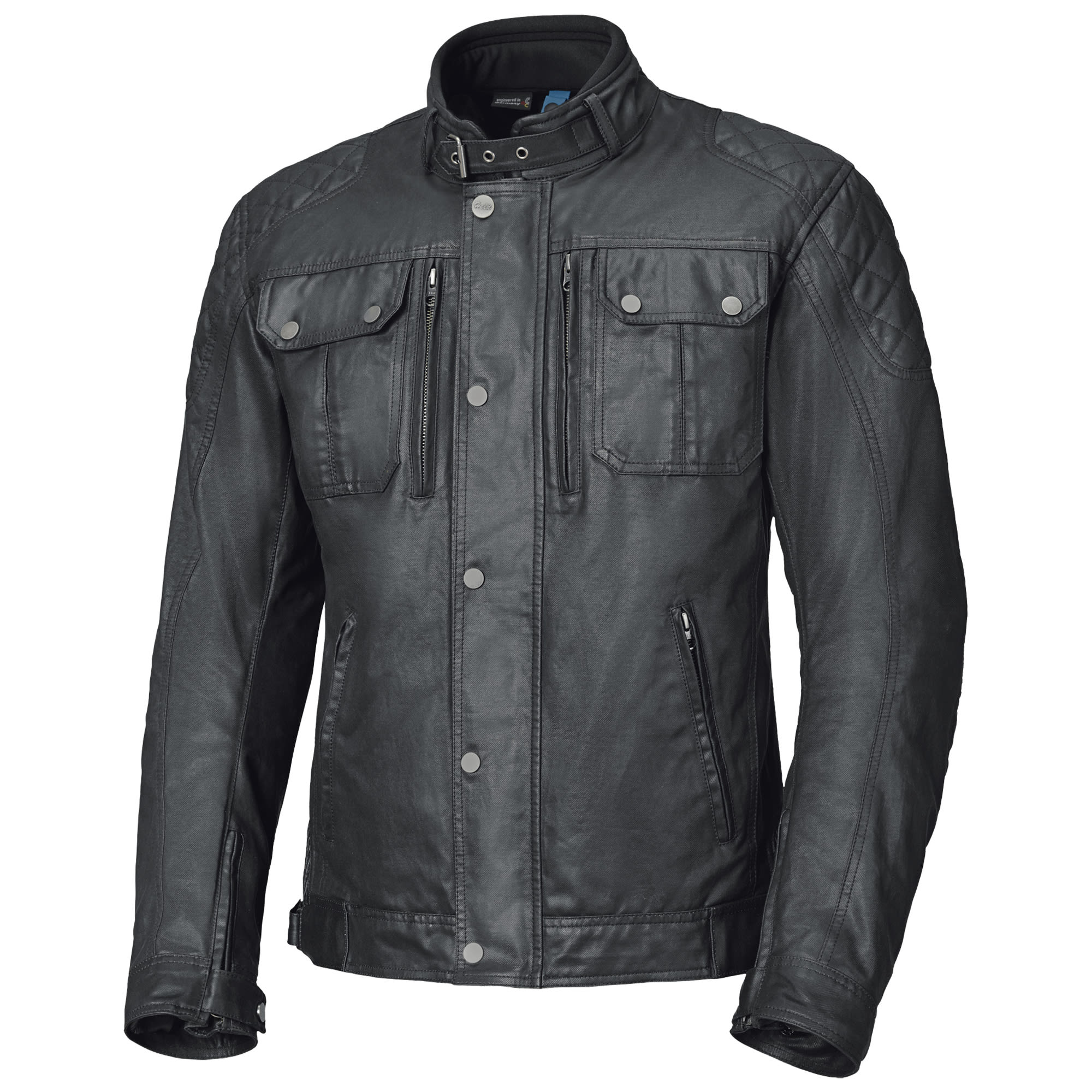 Held Chandler Waxed Cotton Jacket - Black by Held - clearance motorcycle jacket