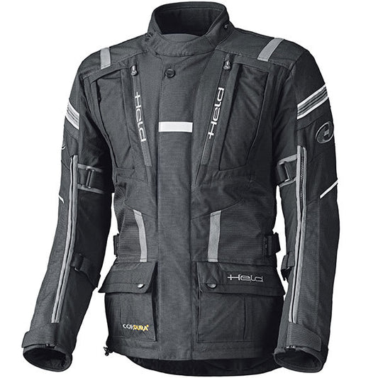 Held Hakuna 2 Textile Jacket - Black / Grey by Held - clearance motorcycle jacket