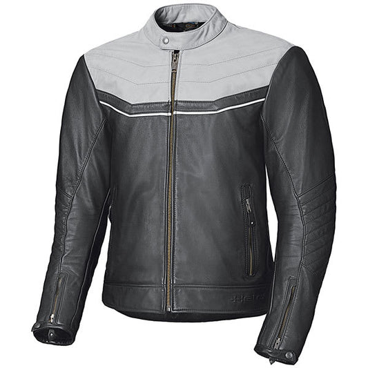 Held Heyden Leather Jacket - Black / Grey by Held - clearance motorcycle jacket