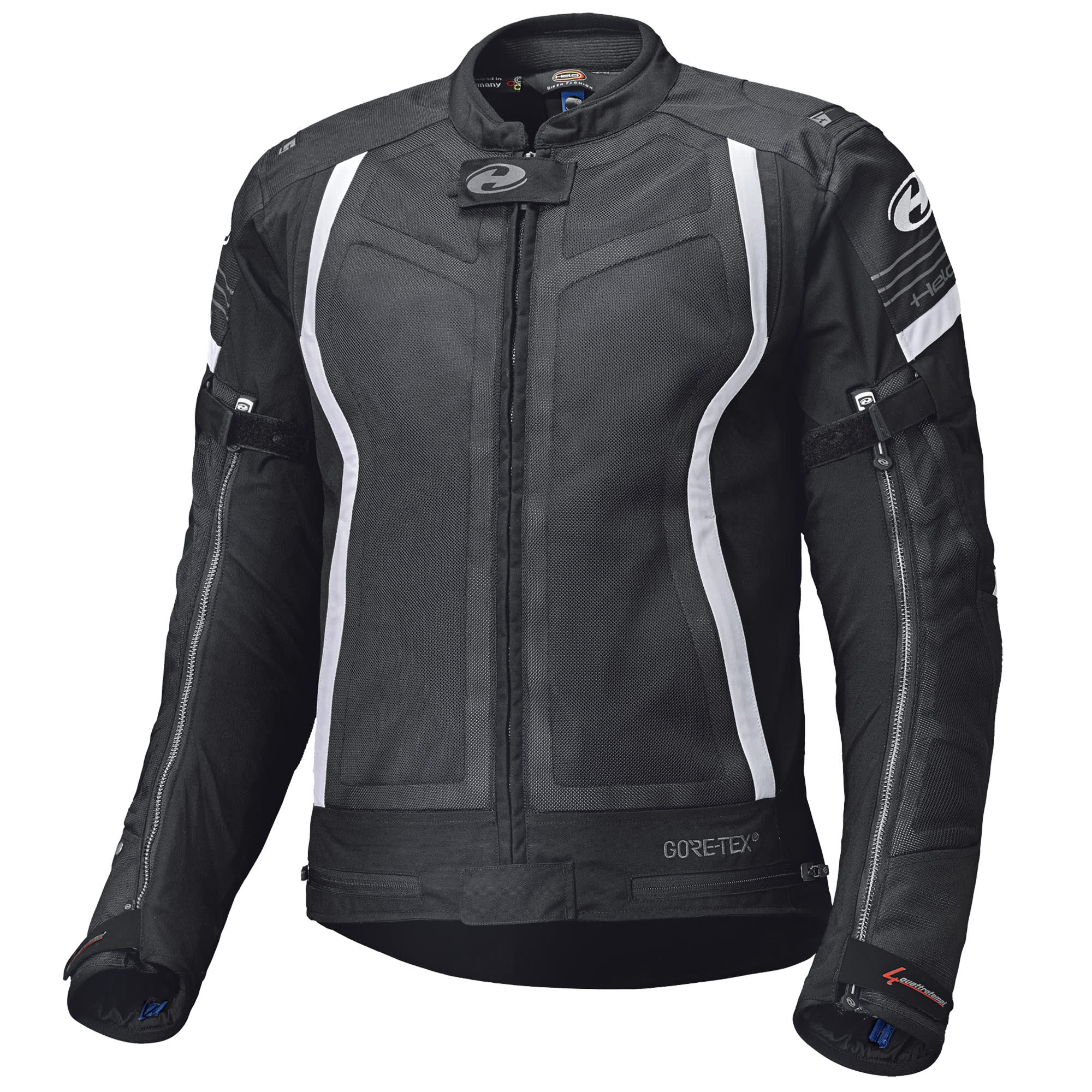Held Ladies AeroSec Gore-Tex Sport Textile Jacket - Black / White by Held - clearance motorcycle jacket