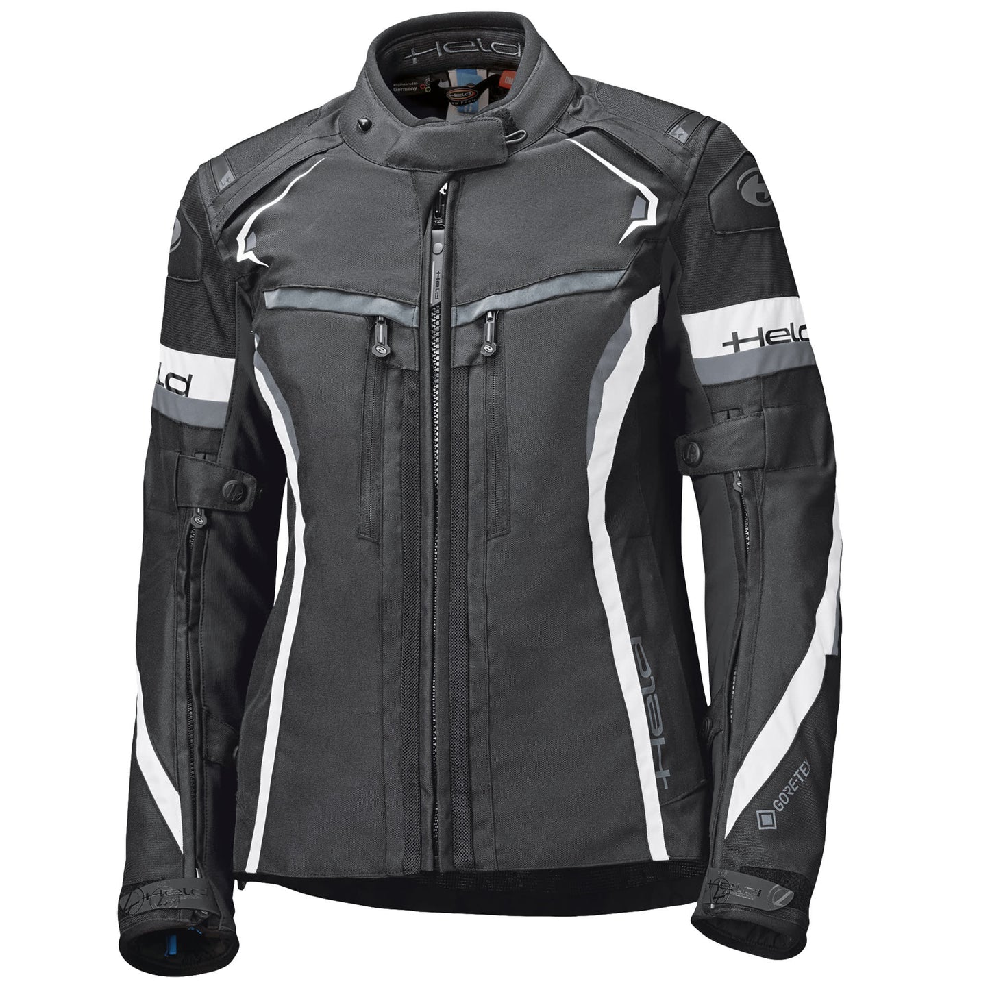Held Ladies Imola ST Gore-Tex Textile Jacket - Black / White by Held - clearance motorcycle jacket