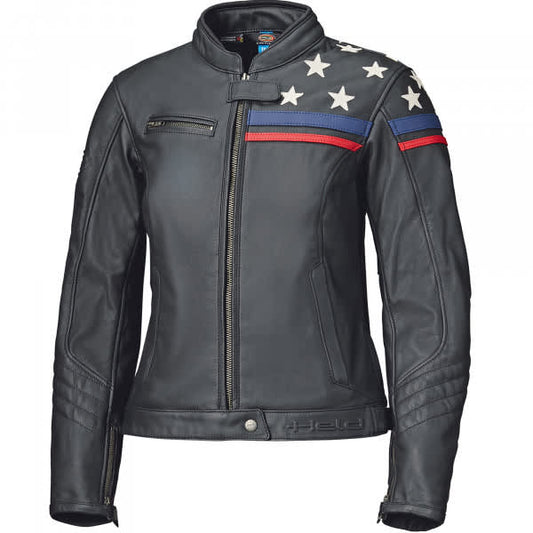 Held Ladies Midway Leather Jacket - Black Star by Held - clearance motorcycle jacket