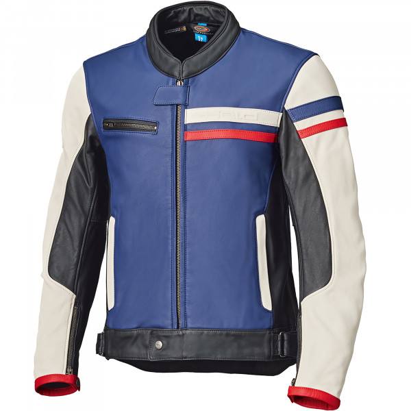 Held Midway Leather Jacket - Blue / Red / White by Held - clearance motorcycle jacket