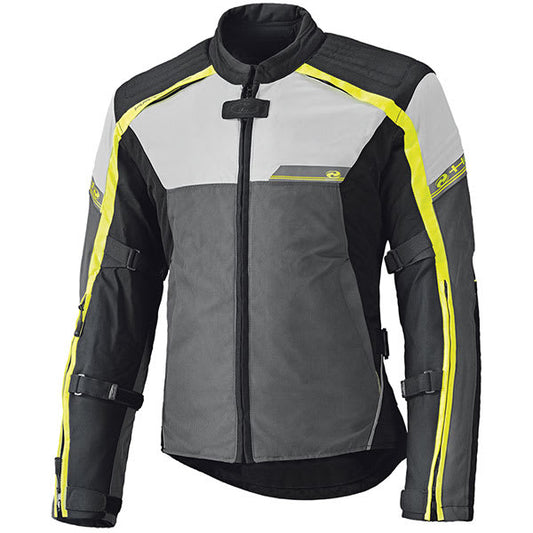 Held Renegade Textile Jacket - Grey / Fluo Yellow by Held - clearance motorcycle jacket