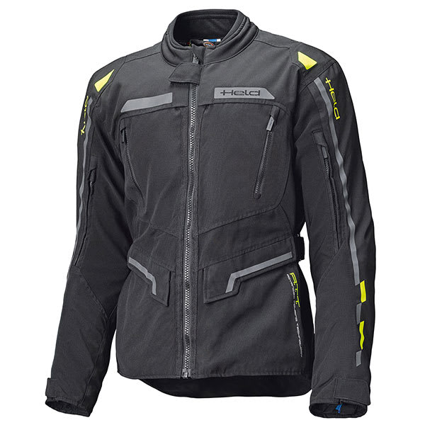 Held Traveller Textile Jacket - Black / Fluo Yellow by Held - clearance motorcycle jacket