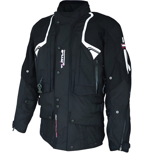 Helite Touring Air Inflatable Textile Jacket - Black by Helite - clearance motorcycle jacket