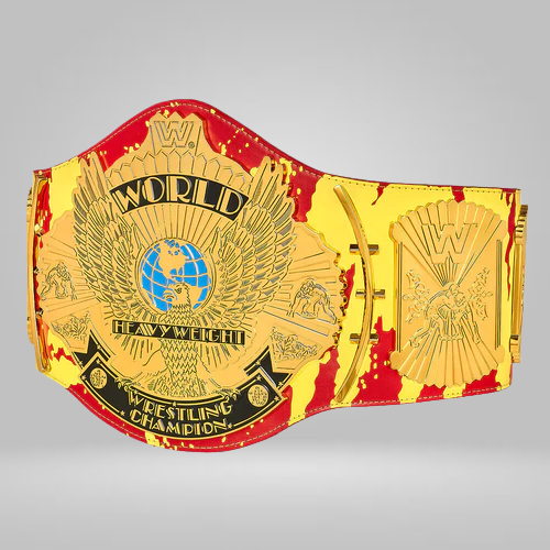 Hulk Hogan “Hulkamania” Signature Series Wrestling Championship Replica Title belt - image 2 | DASH RACEGEAR