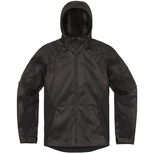 Icon 1000 Synthhawk Textile Jacket - Black by Icon - clearance motorcycle jacket