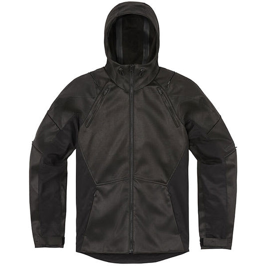 Icon 1000 Synthhawk Textile Jacket - Black by Icon - clearance motorcycle jacket