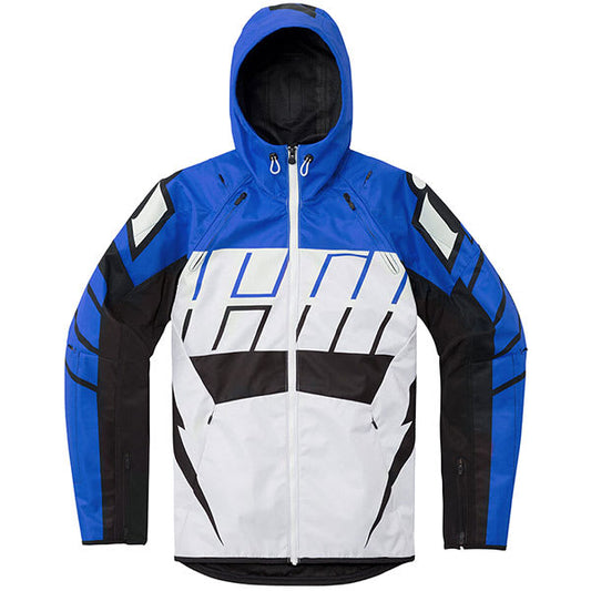 Icon Airform Retro Textile Jacket - Blue by Icon - clearance motorcycle jacket