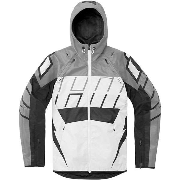 Icon Airform Retro Textile Jacket - Grey by Icon - clearance motorcycle jacket