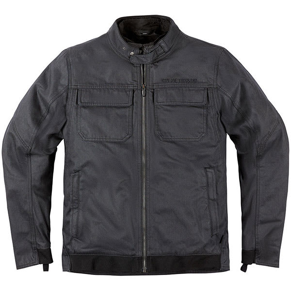 Icon Brigand Cordura Denim Textile Jacket - Black by Icon - clearance motorcycle jacket
