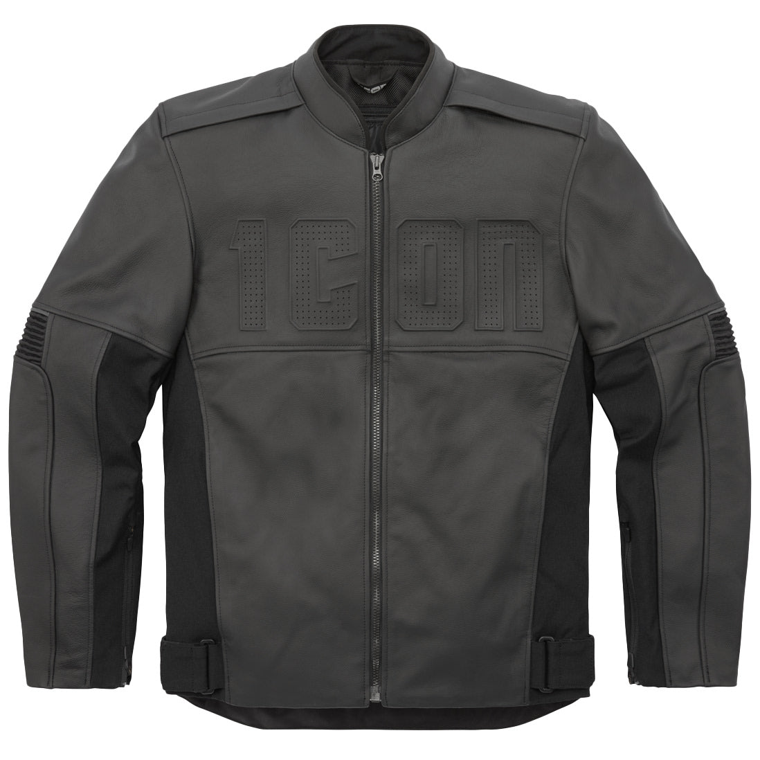 Icon Motorhead 3 Stealth CE Leather Jacket - Black by Icon - clearance motorcycle jacket