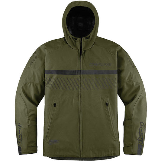 Icon PDX3 Textile Jacket - Olive by Icon - clearance motorcycle jacket