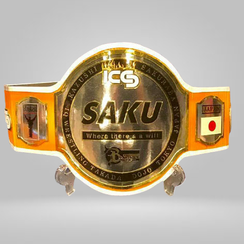 ICS Kazushi Sakuraba IQ Wrestling Takada Dojo Tokyo Japan champion belt - image 1 | DASH RACEGEAR