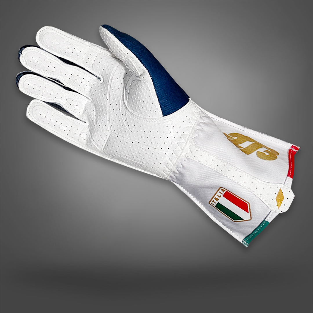ITALIA Type-2 Navy/White/Red - Glove | DASH RACEGEAR