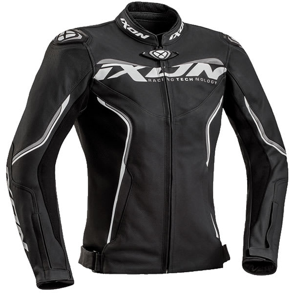 Ixon Ladies Trinity Jacket - Black / White / Grey by Ixon - clearance motorcycle jacket