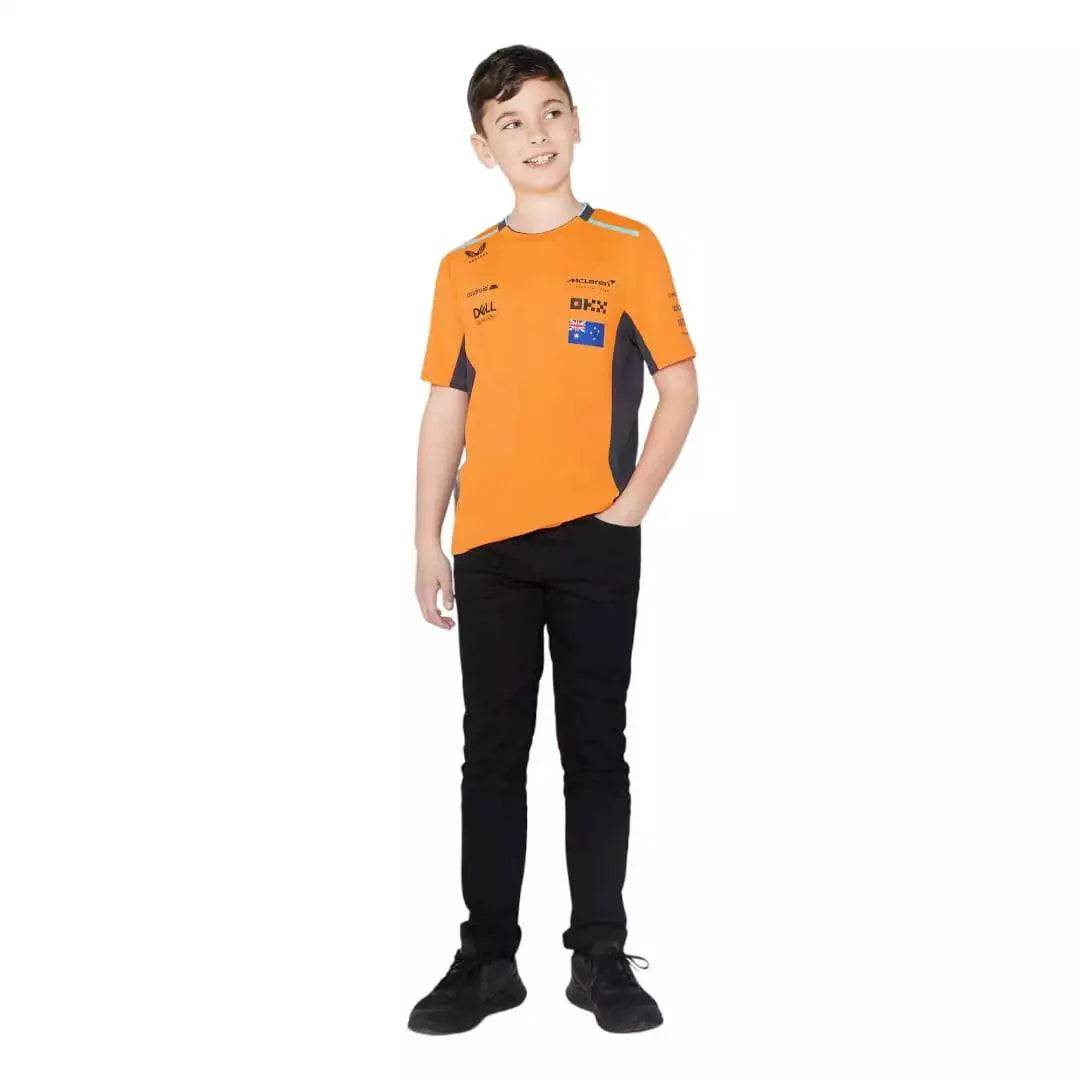 JUNIOR McLAREN REPLICA SET UP T-SHIRT OSCAR PIASTRI - Dash Racegear Store