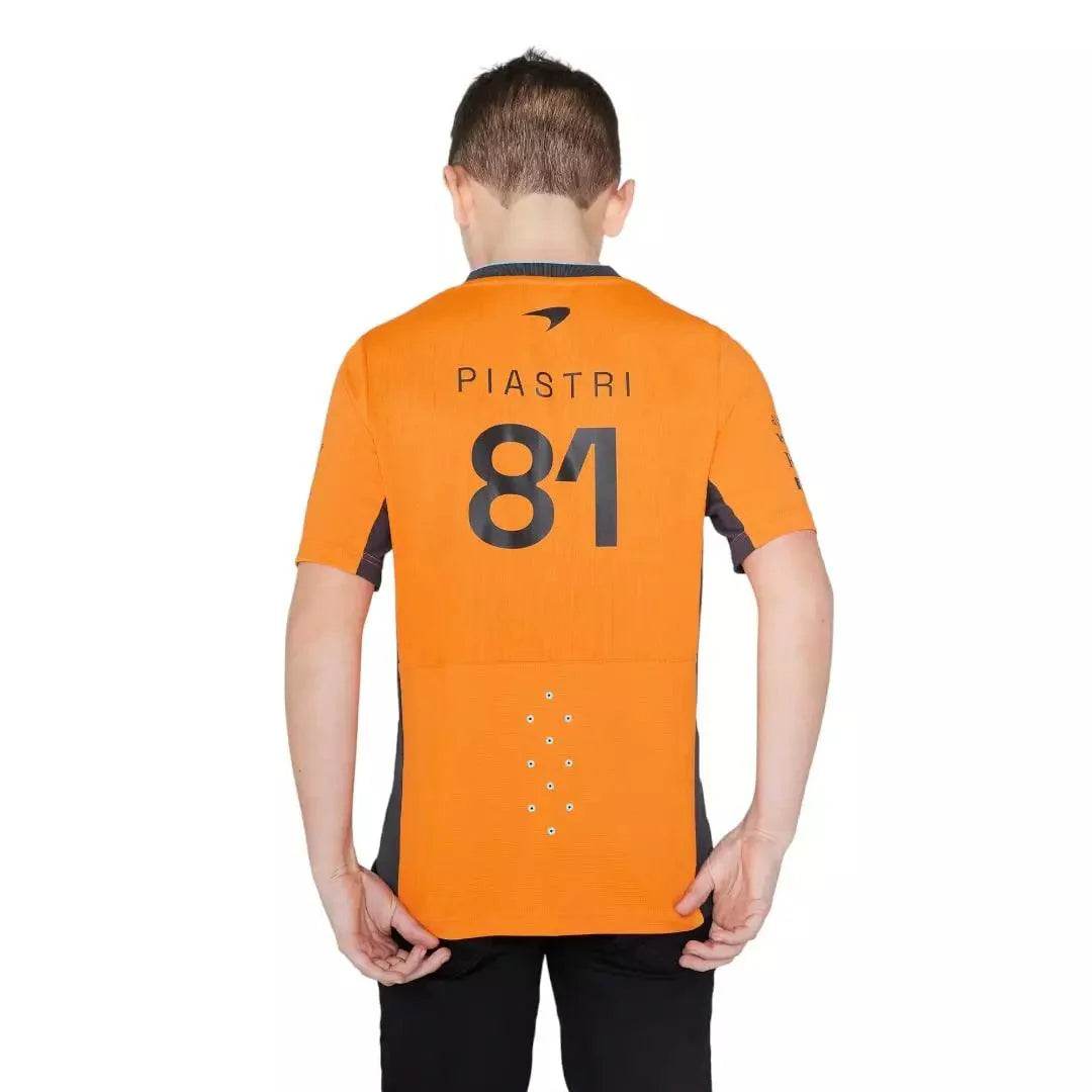 JUNIOR McLAREN REPLICA SET UP T-SHIRT OSCAR PIASTRI - Dash Racegear Store