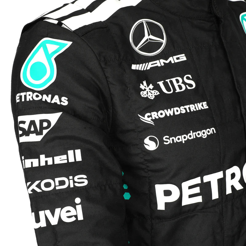 Dash Racegear Kimi Antonelli 2025 Mercedes F1-inspired race suit, back view