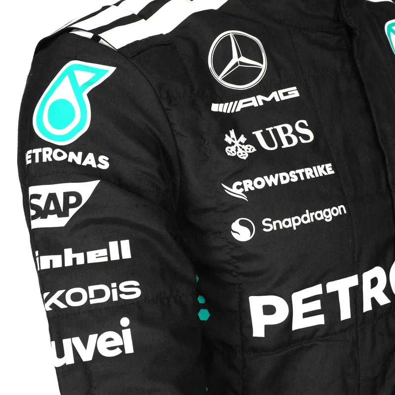 Dash Racegear Kimi Antonelli 2025 Mercedes F1-inspired race suit, back view
