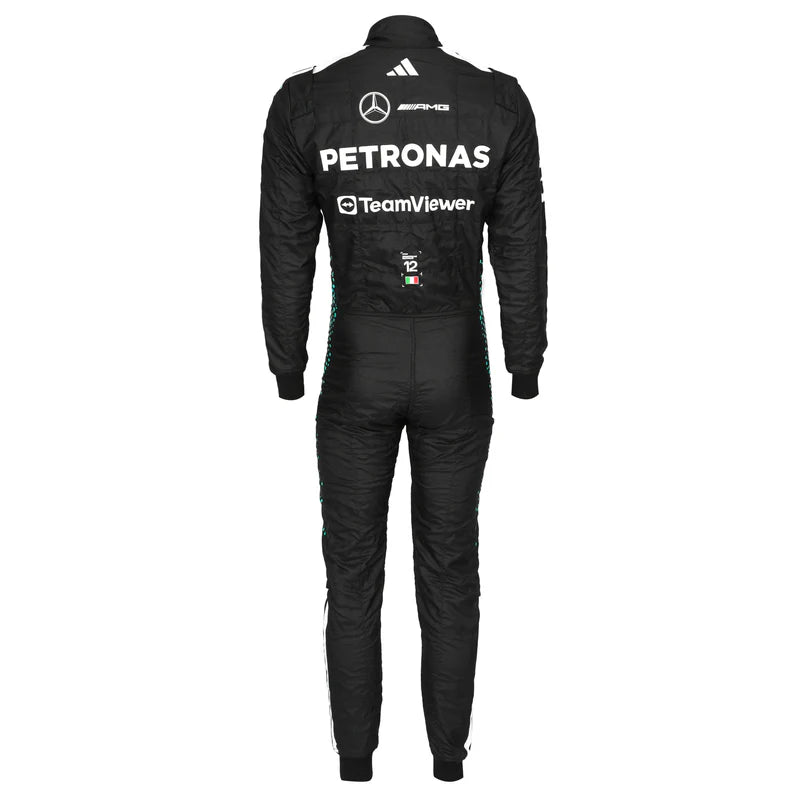 Dash Racegear Kimi Antonelli 2025 Mercedes F1-inspired race suit, front view