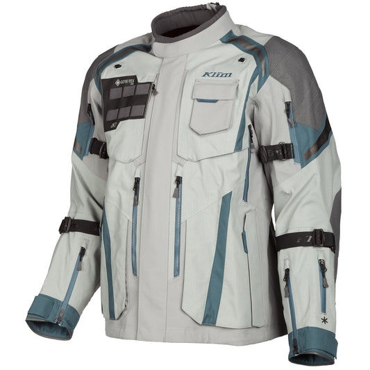 Klim Badlands Pro A3 Gore-Tex Textile Jacket - Monument Grey / Petrol by Klim - clearance motorcycle jacket