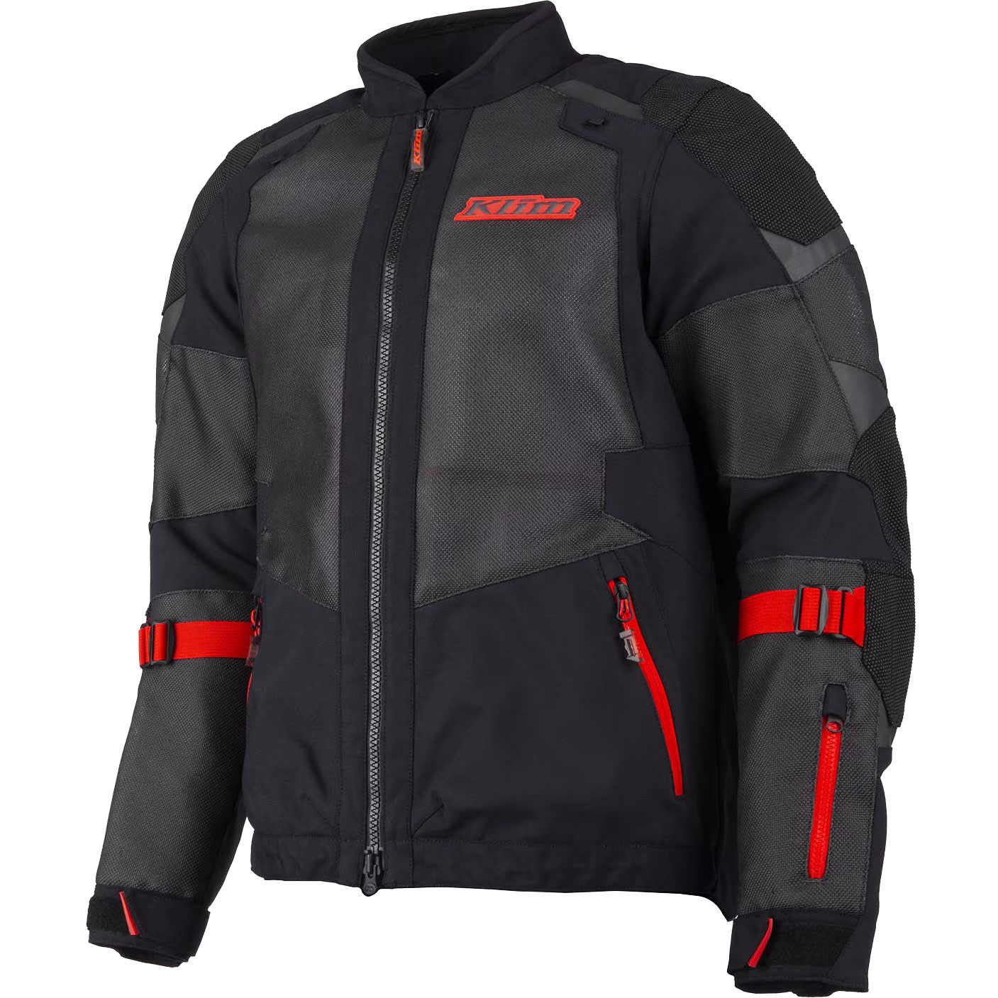 Klim Baja S4 V2 Textile Jacket - Black / Fiery Red by Klim - clearance motorcycle jacket