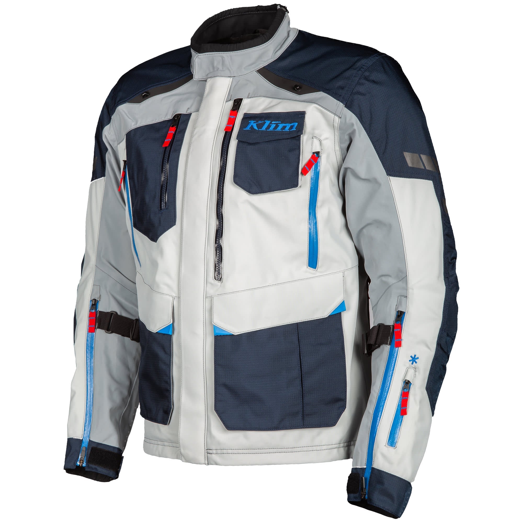 Klim Carlsbad V3 Gore-Tex CE Jacket - Navy Blue / Cool Grey by Klim - clearance motorcycle jacket