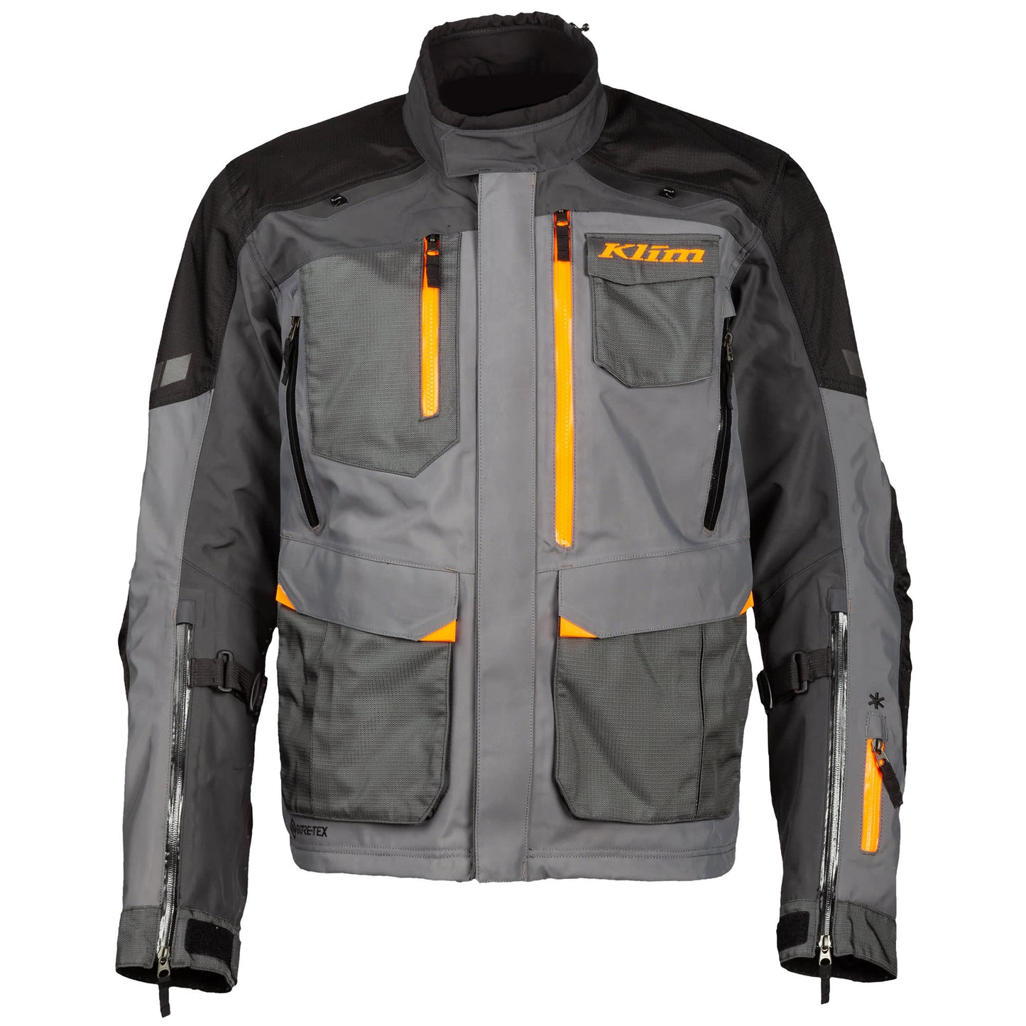 Klim Carlsbad V3 Gore-Tex CE Textile Jacket - Asphalt / Strike Orange by Klim - clearance motorcycle jacket