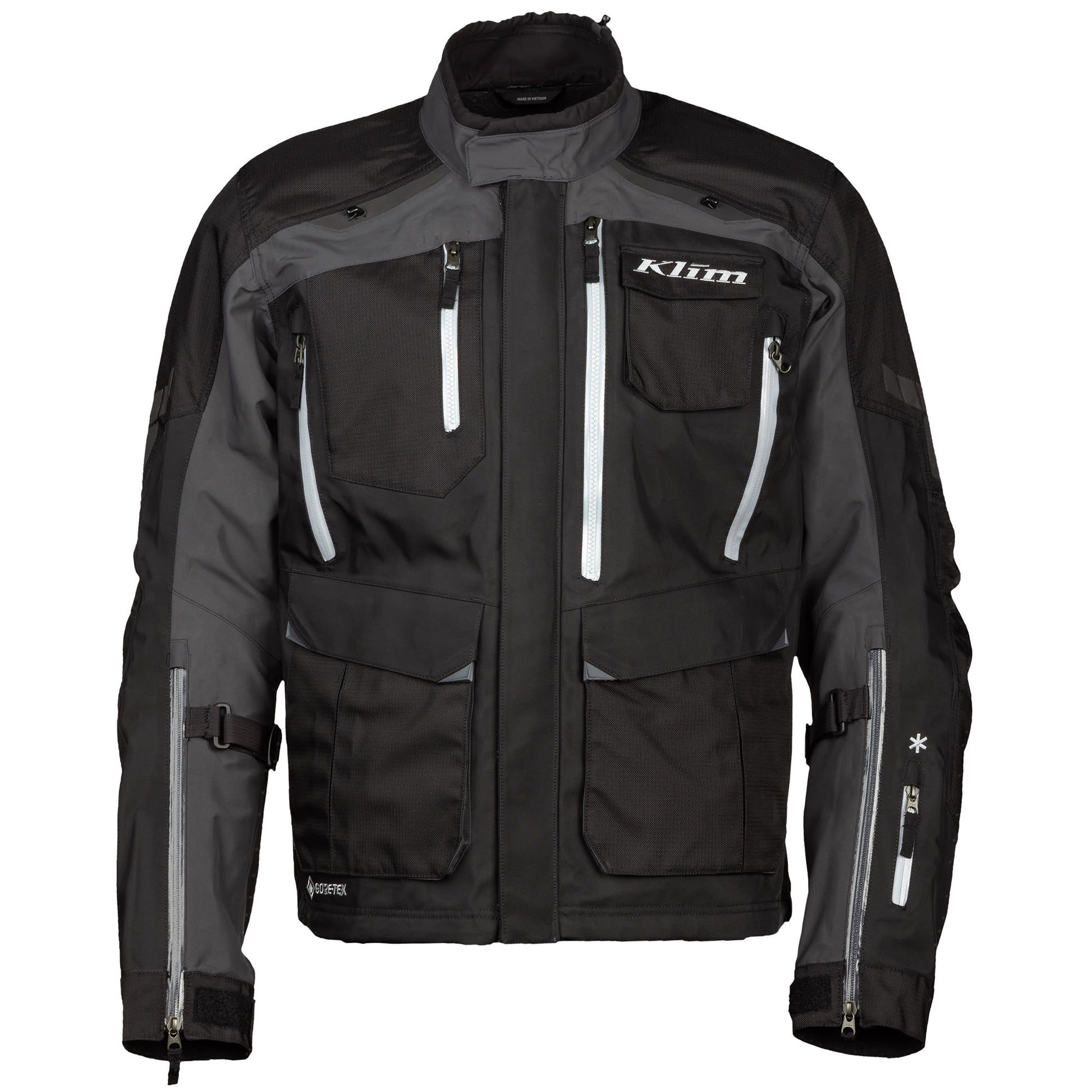 Klim Carlsbad V3 Gore-Tex CE Textile Jacket - Stealth Black by Klim - clearance motorcycle jacket