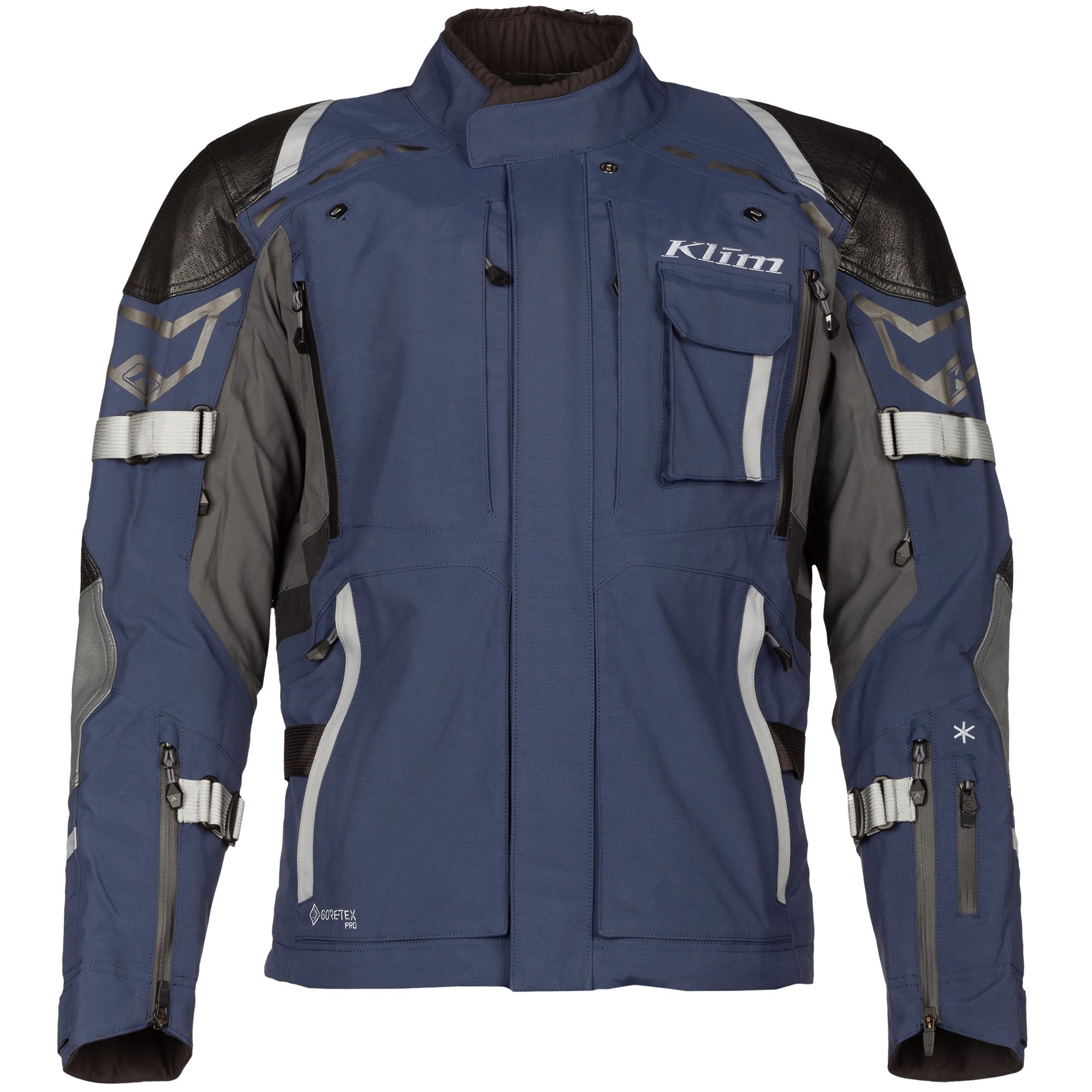 Klim Kodiak V3 Gore-Tex Jacket - Navy Blue / Monument Grey by Klim - clearance motorcycle jacket